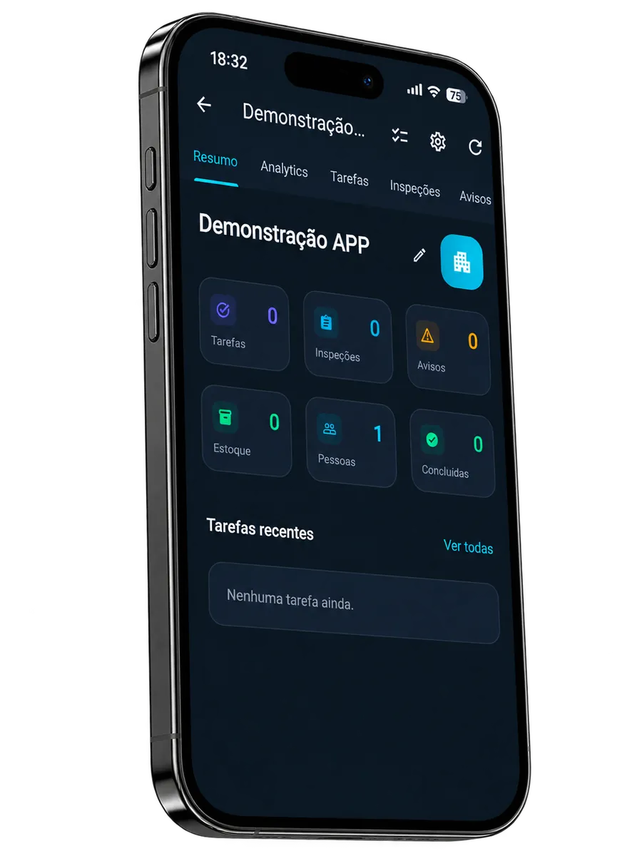 Tela Painel do app VistoPred — O resumo que importa